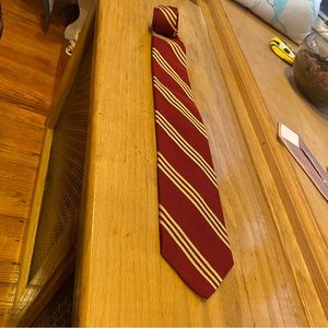Brooks Brothers Red and Gold Striped Tie - Silk